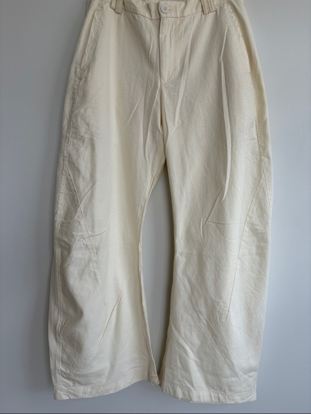 Spotlight Washed Barrel Chino Trousers - Picture 4 of 8
